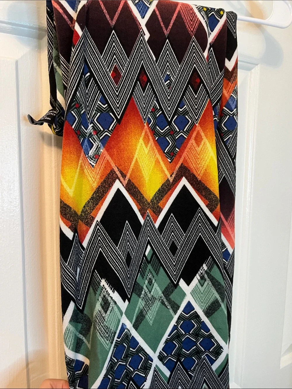 NWOT Charlotte Daniel Colorful Tribal Infinity Scarf